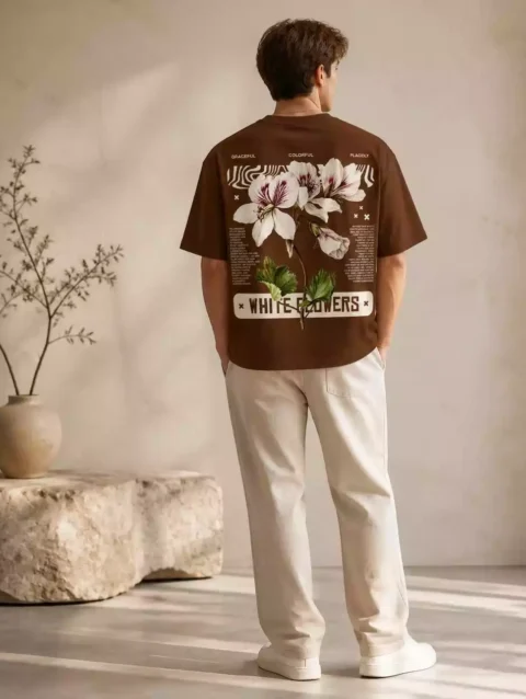 ZILEMO PLACIDLY FLORAL- BROWN